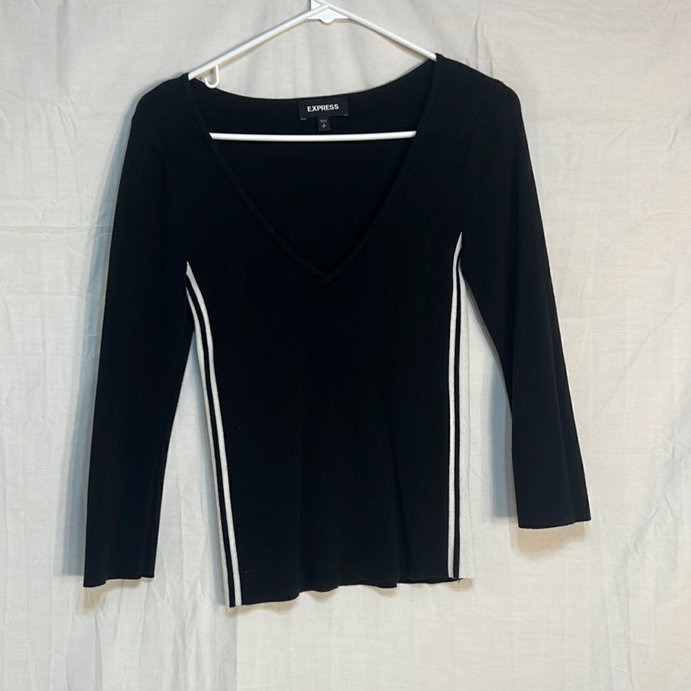 Express V-neck long sleeve shirt